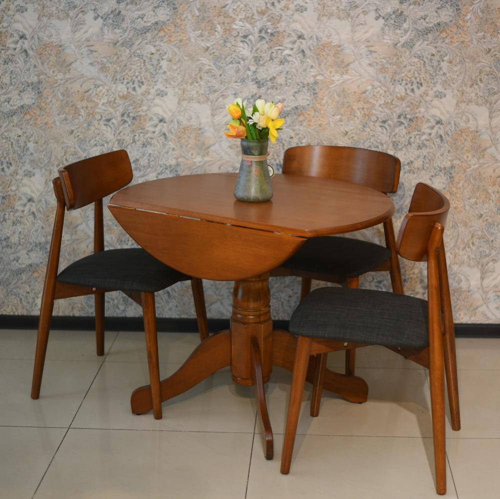 მაგიდა Brecon 3 სკამთან ერთად Ringsted