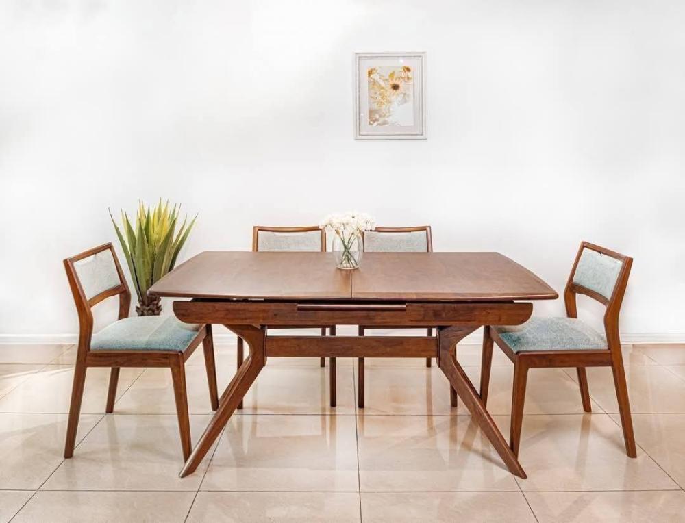 მაგიდა გასაშლელი EDT 106 AT 4 სკამით Incore cc