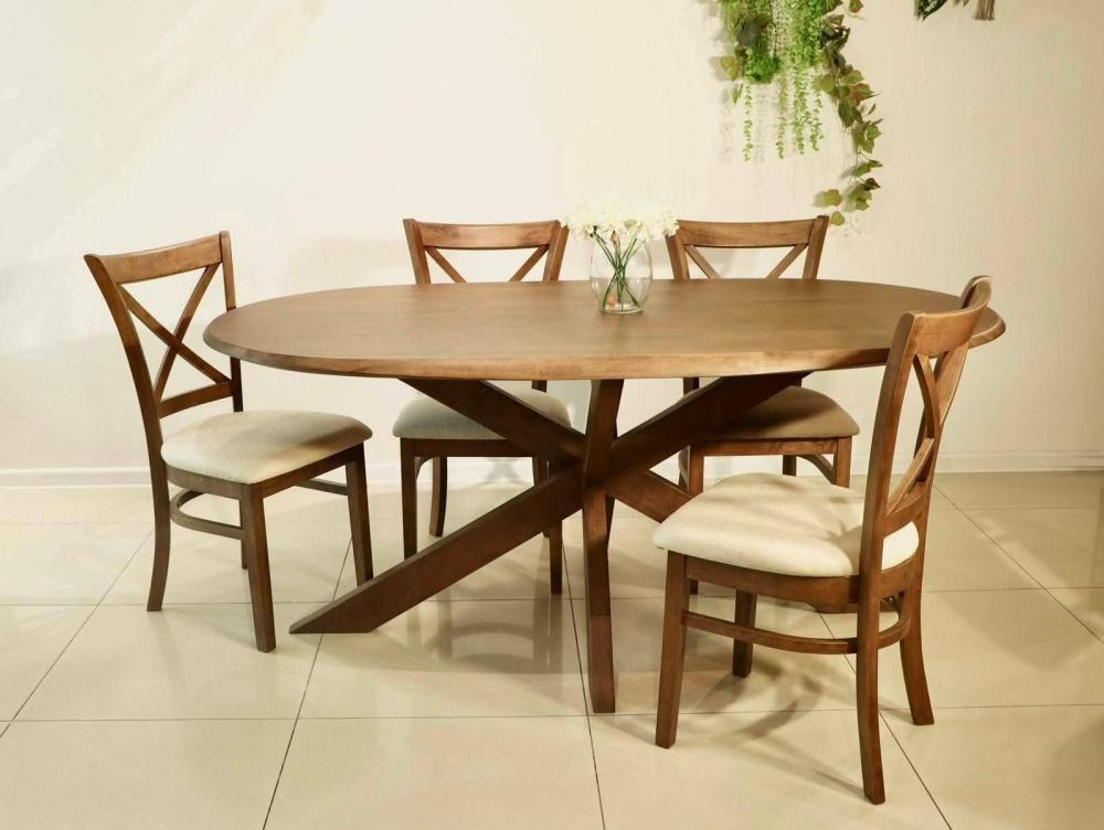 სასადილო მაგიდა DTS 1800 4 სკამით Joy X