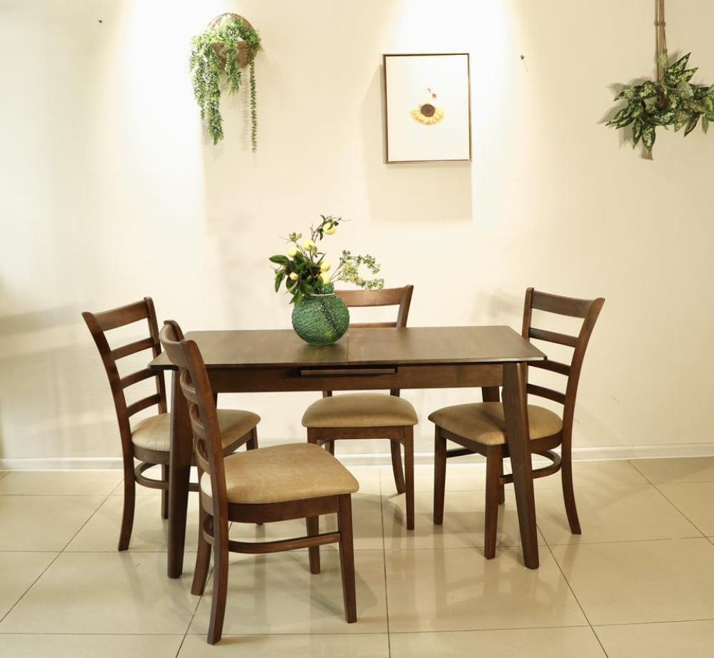 გასაშლელი მაგიდა  ENZO_RT712_V0 + 4 სკამი Joy H