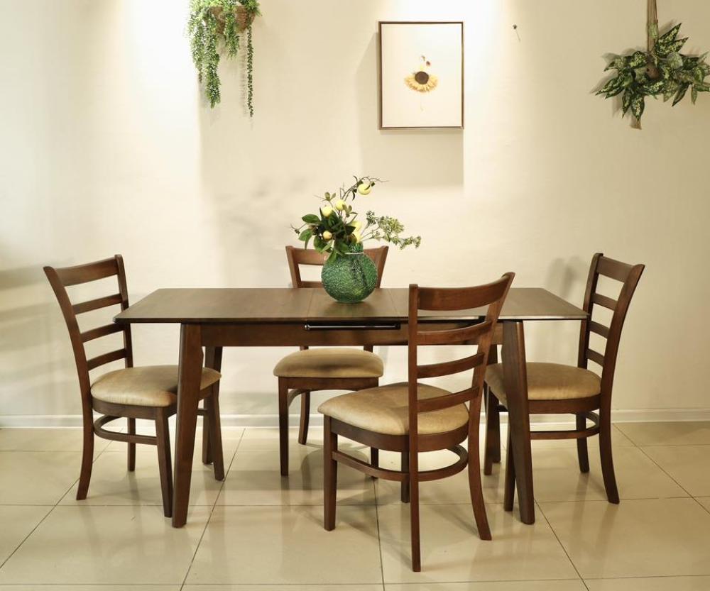 გასაშლელი მაგიდა  ENZO_RT712_V0 + 4 სკამი Joy H