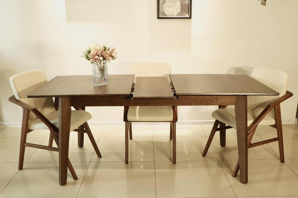 გასაშლელი მაგიდა ELENA_RT15S-ST +4 სკამი  June