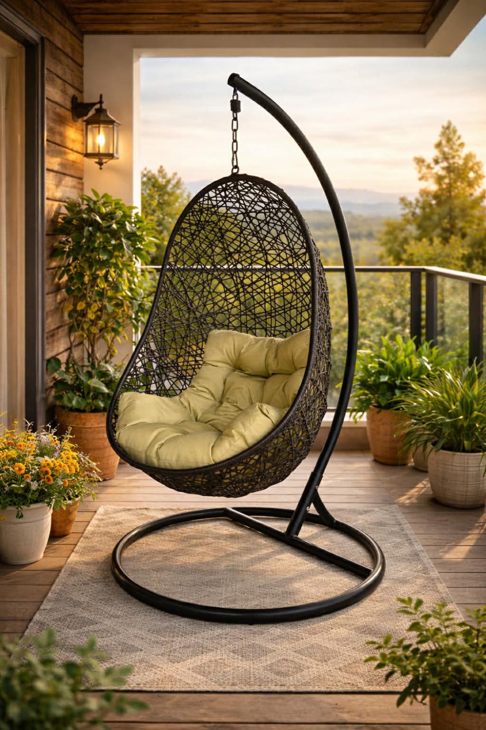 პოლიეთილენის მოწნული აკვანი SJY 9141